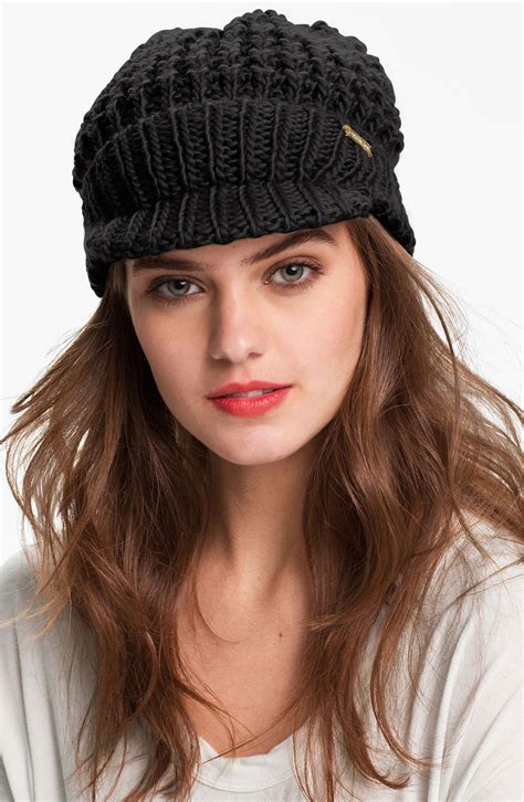 michael kors black winter hat|Michael Kors hats for women.